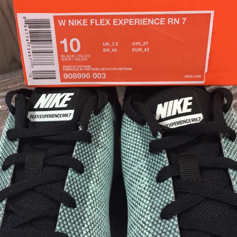 W NIKE FLEX EXPERIENCE RN 7 black/igloo - Picture 8 of 8
